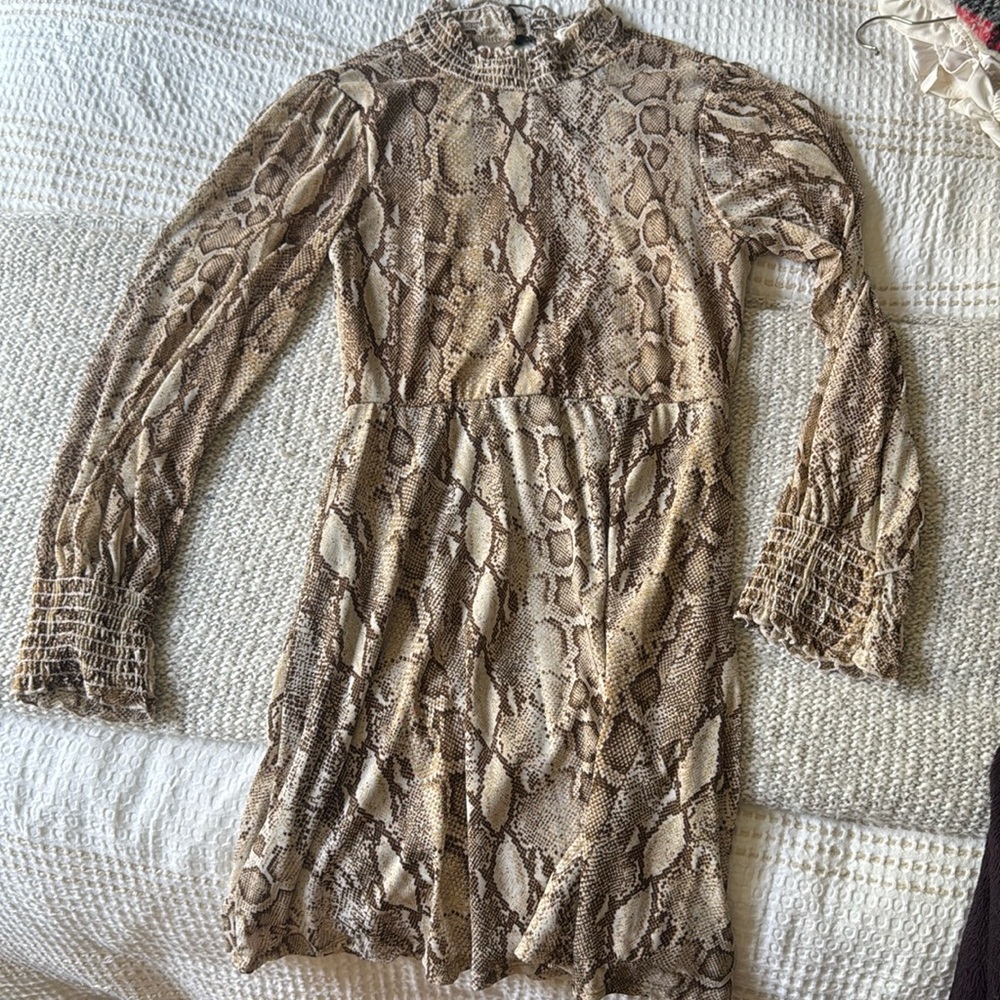 Snakeskin dress